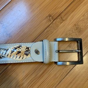 Vintage Valentino snake skin belt